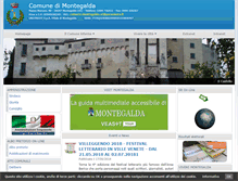 Tablet Screenshot of comune.montegalda.vi.it